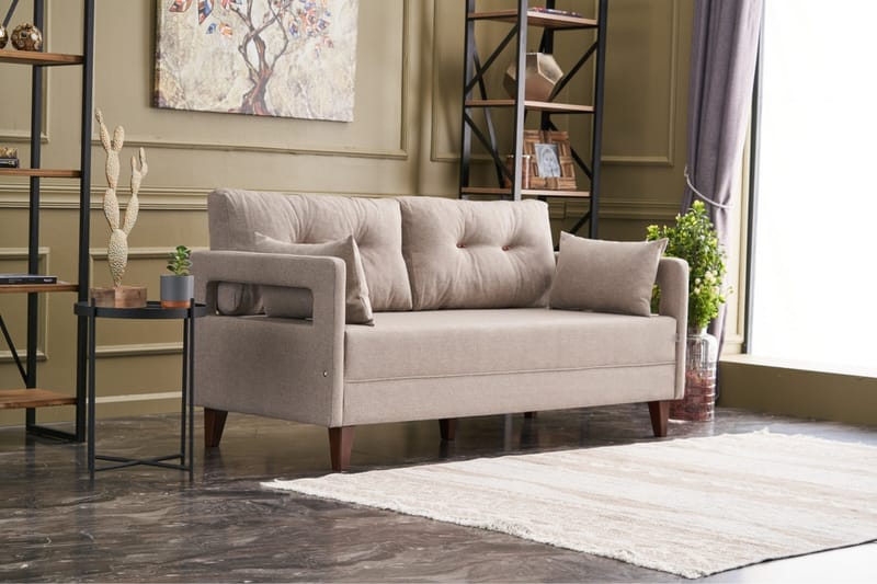 Angola Sofa 2-Pers. - Cream - Møbler - Sofaer - 2 personers sofa