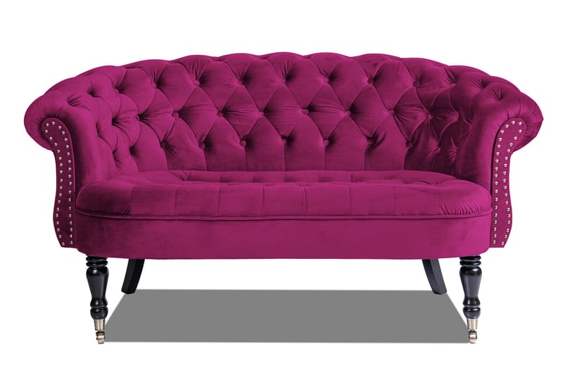 Chesterfield Ludovic Sofa 2-personers - Cerise - Møbler - Sofaer - 2 personers sofa