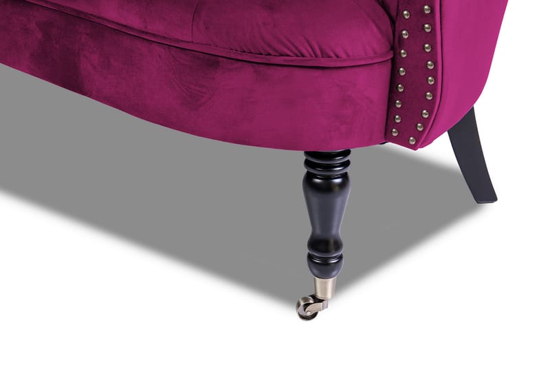 Chesterfield Ludovic Sofa 2-personers - Cerise - Møbler - Sofaer - 2 personers sofa