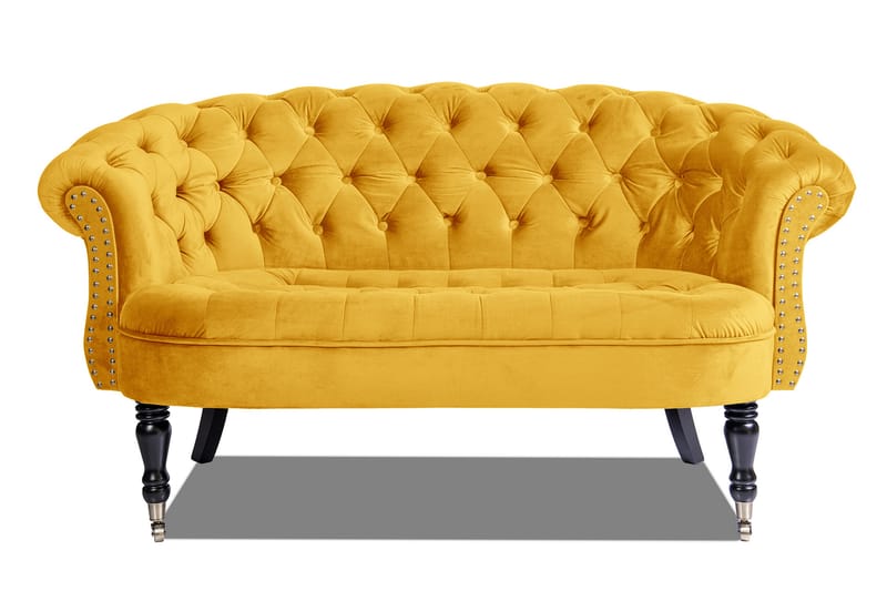 Chesterfield Ludovic Sofa 2-personers - Gul - Møbler - Sofaer - 2 personers sofa