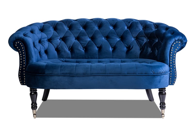 Chesterfield Ludovic Sofa 2-personers - Blå - M�øbler - Sofaer - 2 personers sofa