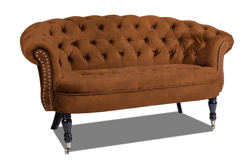 Chesterfield Ludovic Sofa 2-personers - Cognac - Møbler - Sofaer - 2 personers sofa