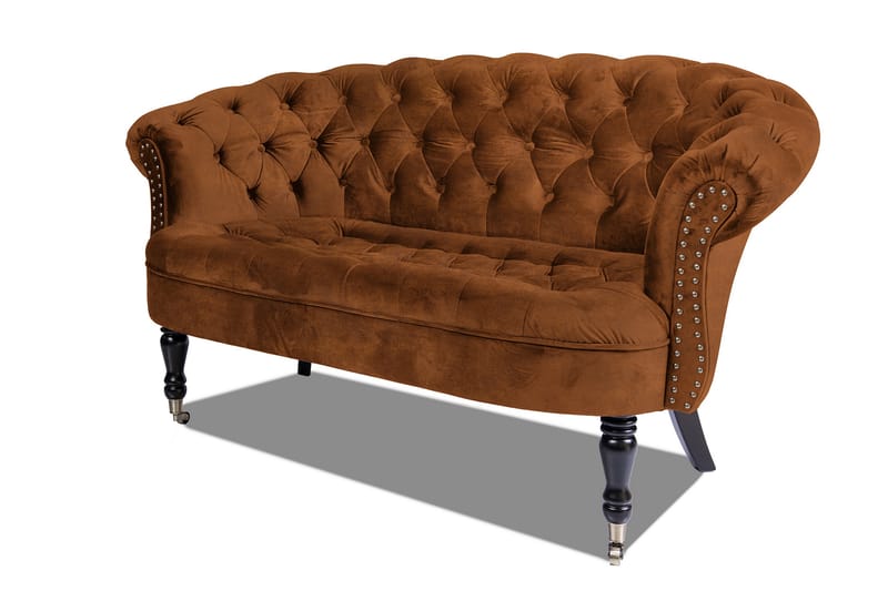 Chesterfield Ludovic Sofa 2-personers - Cognac - Møbler - Sofaer - 2 personers sofa