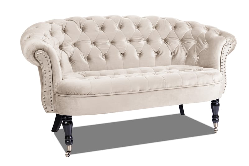 Chesterfield Ludovic Sofa 2-personers - Beige - Møbler - Sofaer - 2 personers sofa