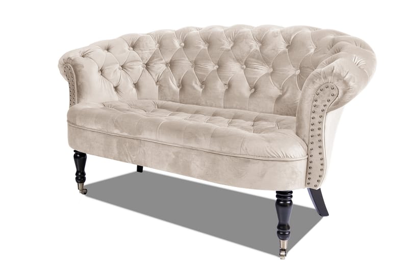 Chesterfield Ludovic Sofa 2-personers - Beige - Møbler - Sofaer - 2 personers sofa