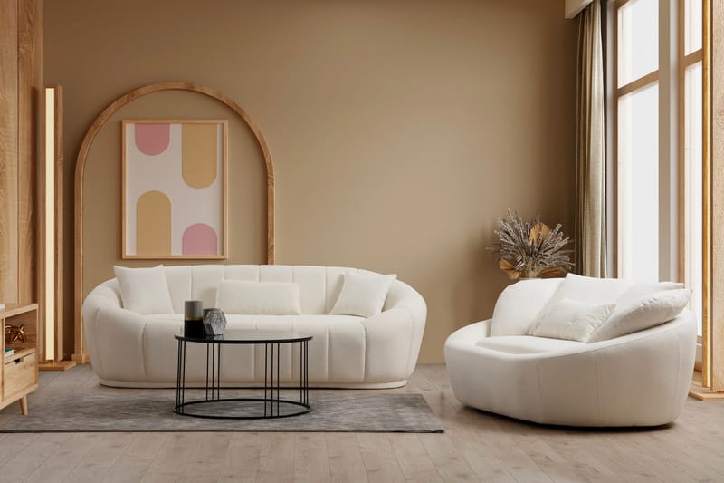 Dara Sofa 2-personers - Beige - Møbler - Sofaer - 2 personers sofa