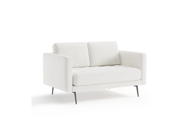 Debbi Sofa 2-personers - Hvid Bouclé - Møbler - Sofaer - 2 personers sofa