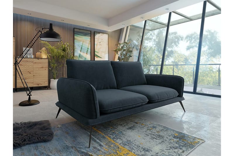 Graystone 2-pers. Sofa - Sort - Møbler - Sofaer - 2 personers sofa