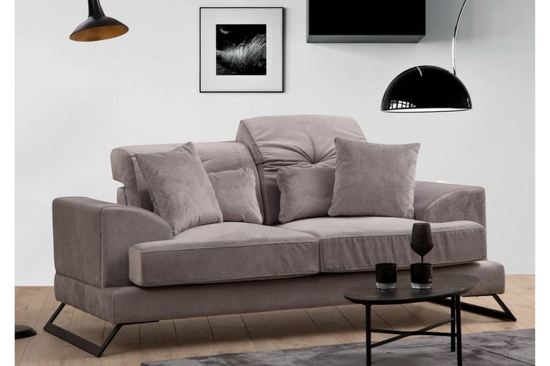 Jaraad Sofa 2-personers - Grå - Møbler - Sofaer - 2 personers sofa