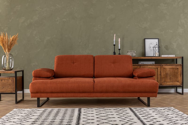 Kitimat Sofa 2-personers - Orange - Møbler - Sofaer - 2 personers sofa