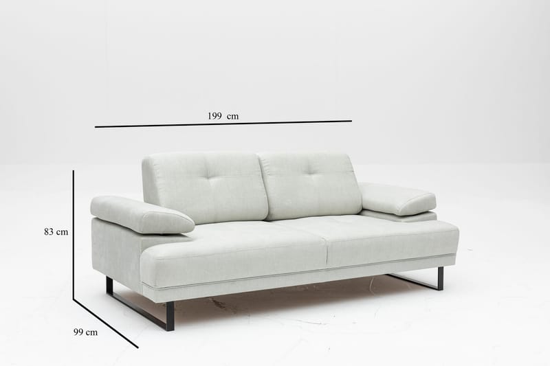 Kitimat Sofa 2-personers - Hvid - Møbler - Sofaer - 2 personers sofa