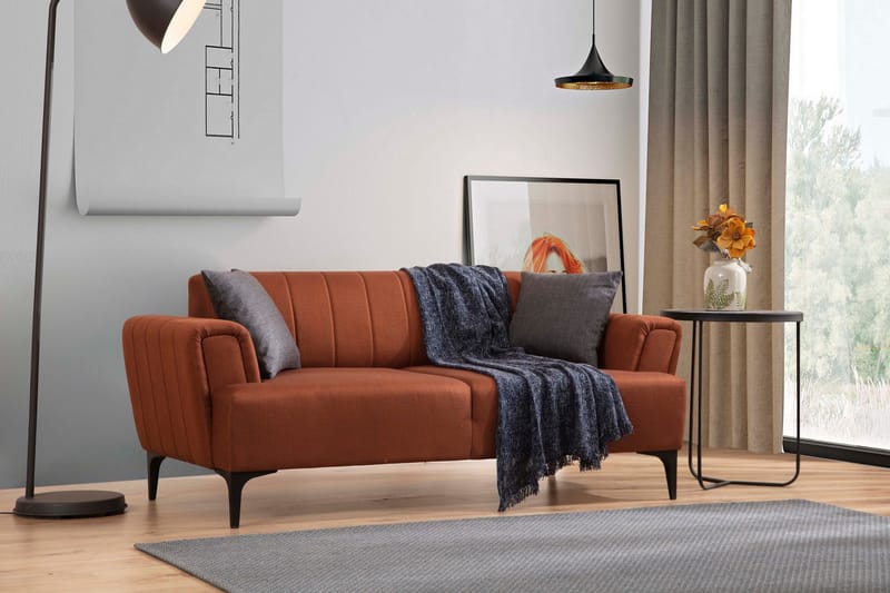 Lilesville 3-Pers. Sofa - Rød - Møbler - Sofaer - 2 personers sofa