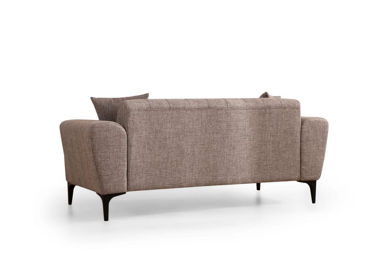 Lilesville 3-Pers. Sofa - Lysebrun - Møbler - Sofaer - 2 personers sofa