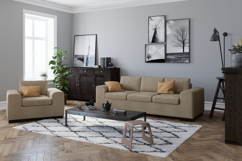 Link 2-pers Sofa - Beige - Møbler - Sofaer - 2 personers sofa