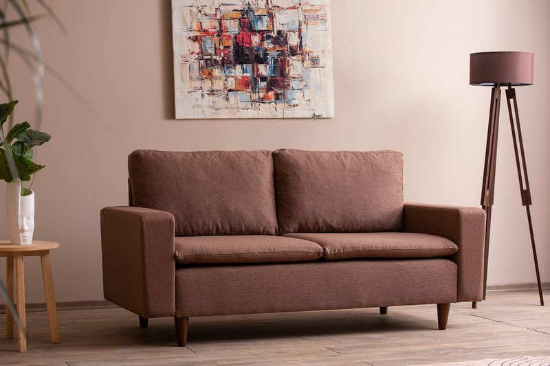 Lungo Sofa 2-personers - Lysebrun - Møbler - Sofaer - 2 personers sofa