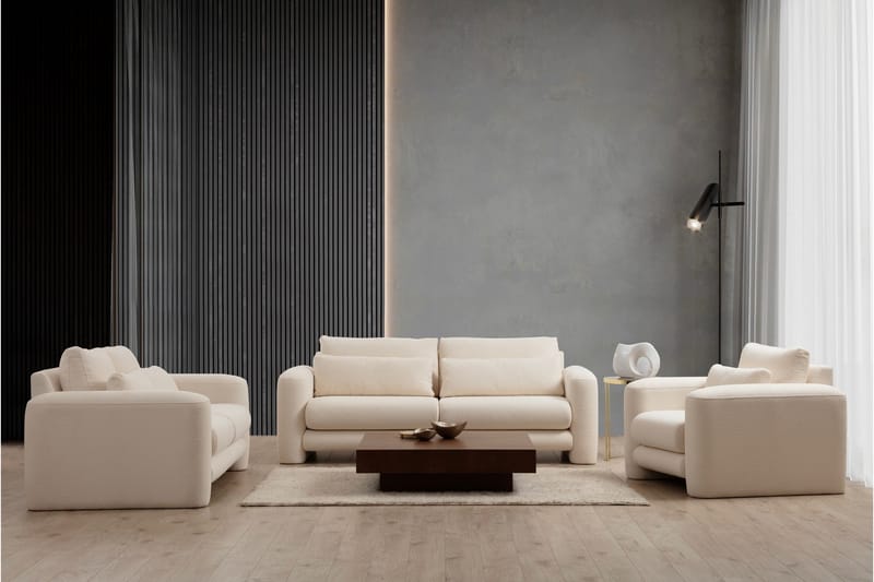 Makhan Sofa 2-personers - Lysebeige - Møbler - Sofaer - 2 personers sofa