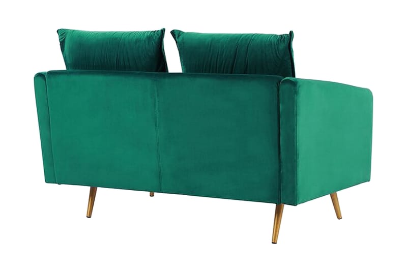 Maurana 2-Pers. Sofa - Velour/Grøn - Møbler - Sofaer - 2 personers sofa