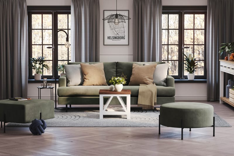 Menard Compact Sofa 2-sæder - Mørkegrøn - Møbler - Sofaer - 2 personers sofa