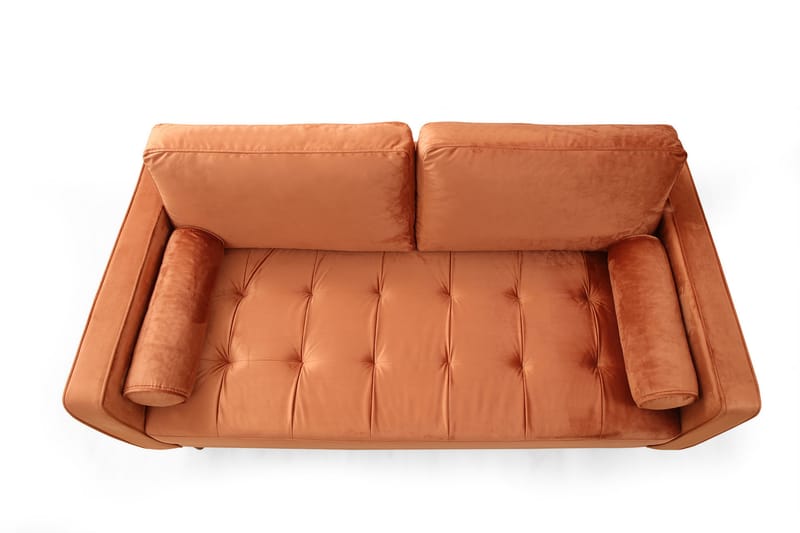 Mirrilnesh Sofa 2-Pers. - Orange - Møbler - Sofaer - 2 personers sofa