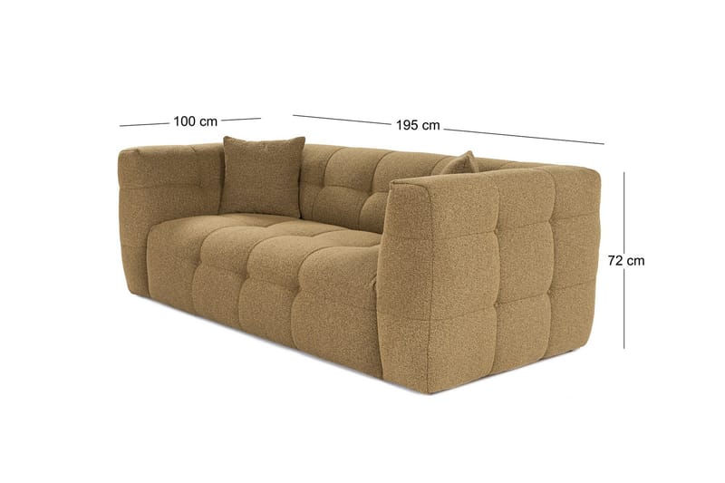 Octavian Sofa 2-pers - Khaki - Møbler - Sofaer - 2 personers sofa