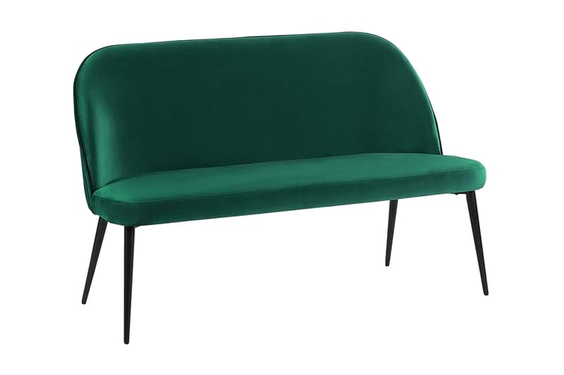 Osbyn 2-Pers. Sofa - Velour/Mørkegrøn - Møbler - Sofaer - 2 personers sofa