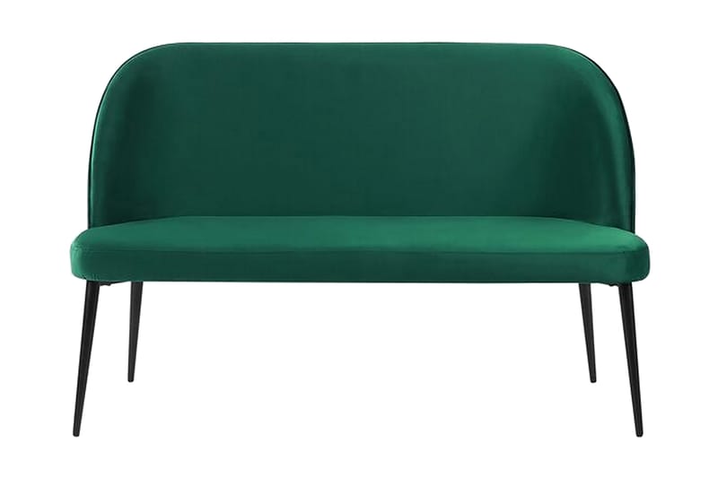 Osbyn 2-Pers. Sofa - Velour/Mørkegrøn - Møbler - Sofaer - 2 personers sofa