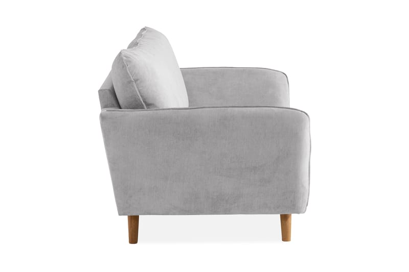 Trend Lyx 2-Pers. Sofa - Lysegrå/Eg - Møbler - Sofaer - 2 personers sofa