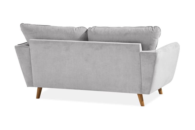 Trend Lyx 2-Pers. Sofa - Lysegrå/Eg - Møbler - Sofaer - 2 personers sofa