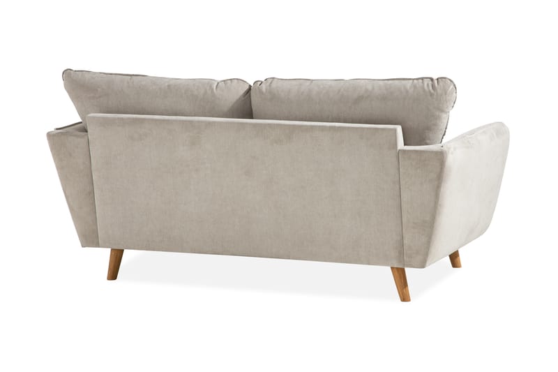 Trend Lyx 2-Pers. Sofa - Beige/Eg - Møbler - Sofaer - 2 personers sofa