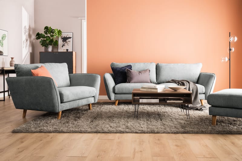 Trend Lyx 2-Pers. Sofa - Grå - Møbler - Sofaer - 2 personers sofa