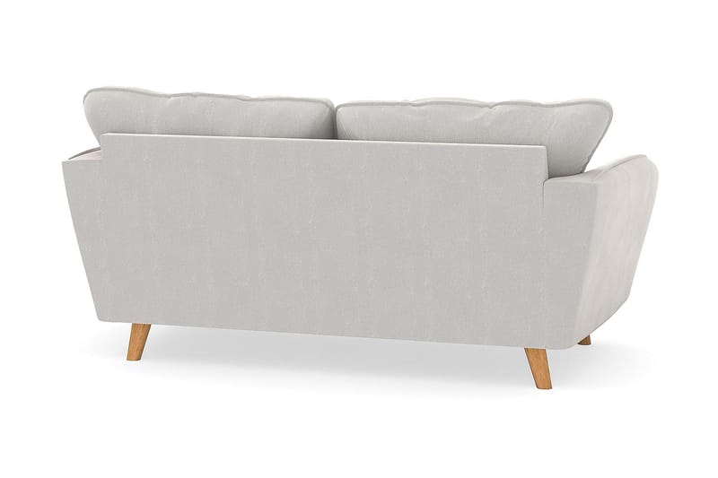 Trend Lyx 2-Pers. Sofa - Hvid Velour - Møbler - Sofaer - 2 personers sofa