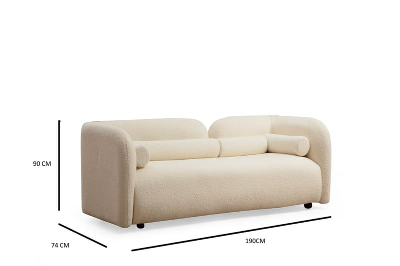 Victoria Sofa 2-personers - Beige - Møbler - Sofaer - 2 personers sofa