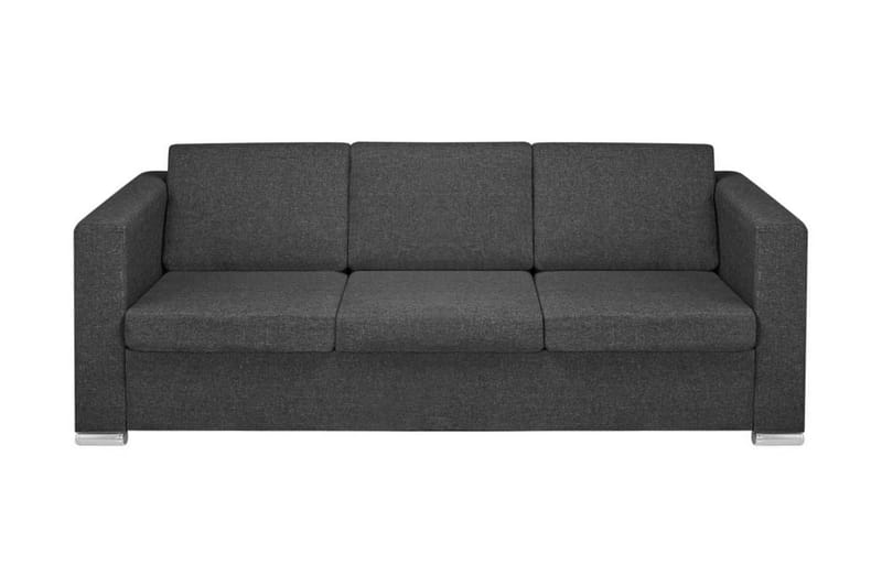 3 Pers. Sofa Mørkegråt Stof - Grå - Møbler - Sofaer - 3 personers sofa