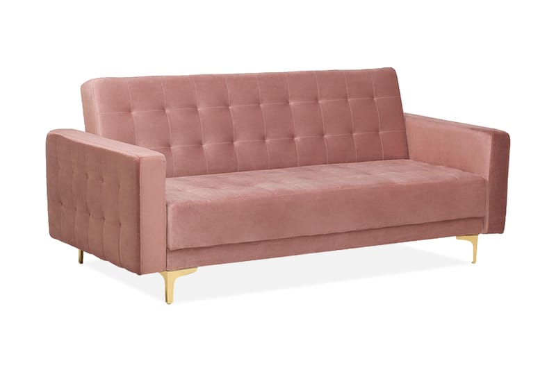 Aberdeen Sofa 2-4 sæder - Lyserød - 3 personers sofa