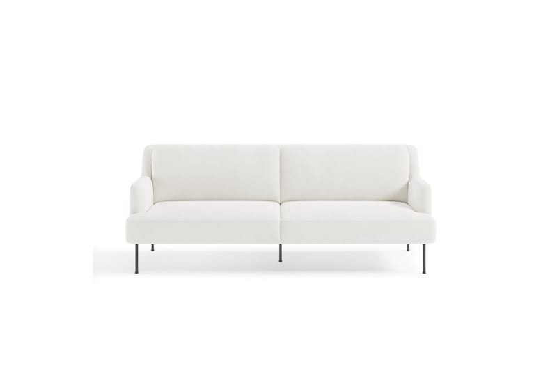 Angele Sofa 3-personers - Hvid Bouclé - Møbler - Sofaer - 3 personers sofa