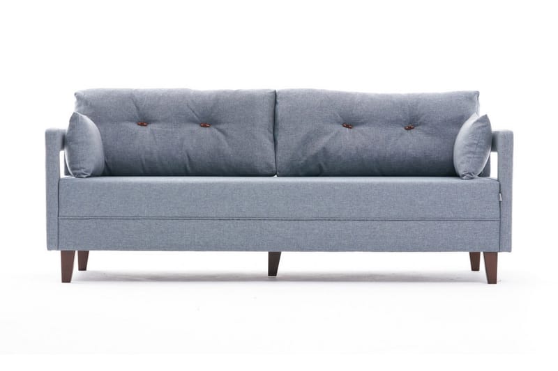 Angola Sofa 3-Pers. - Blå - Møbler - Sofaer - 3 personers sofa