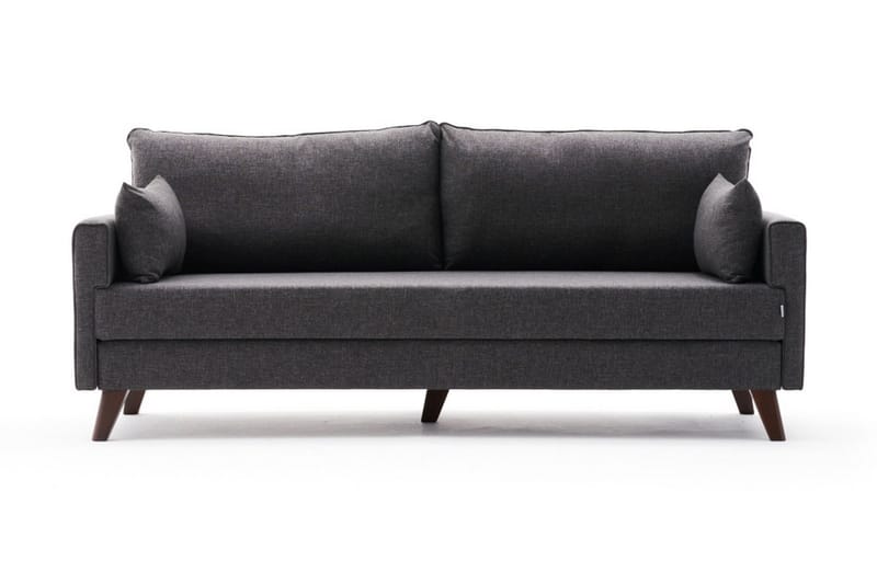 Antigua 3-personers Sofa - Antracit/Brun - Møbler - Sofaer - 3 personers sofa