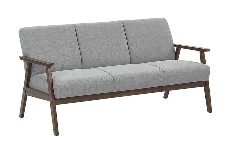 Asnes 3-Pers. Sofa - Grå - Møbler - Sofaer - 3 personers sofa