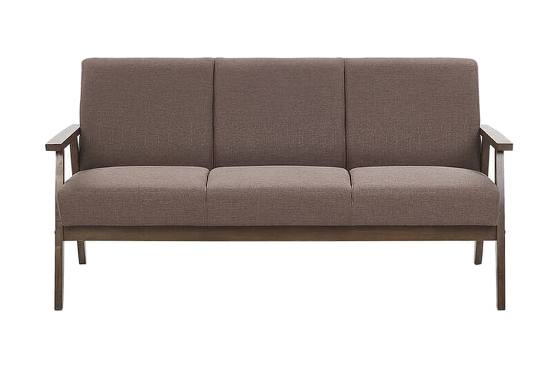 Asnes 3-Pers. Sofa - Brun - Møbler - Sofaer - 3 personers sofa