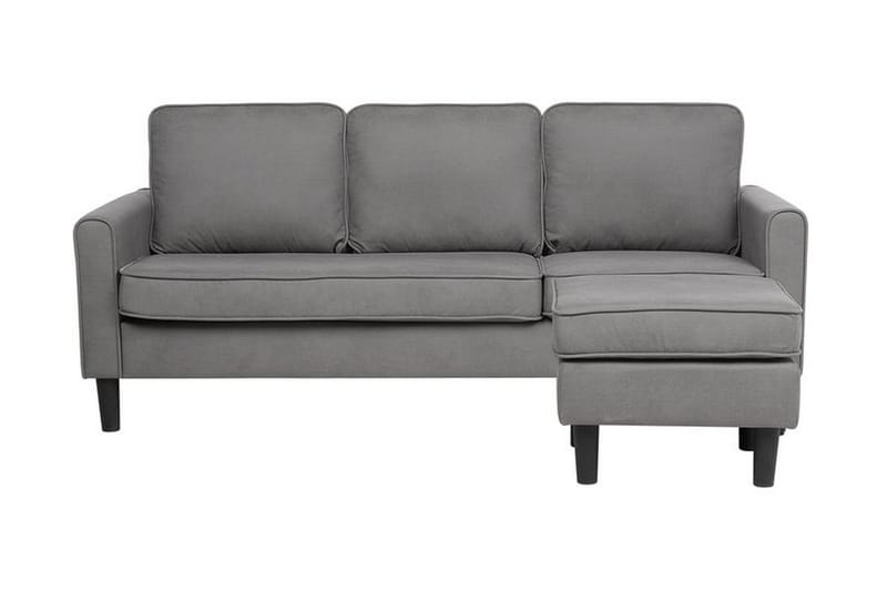 Avesta Sofa 2-4 sæde med fodskammel - Grå - Møbler - Sofaer - 3 personers sofa