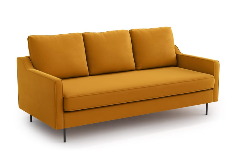 Barsta 3-Pers. Sofa - Gul - Møbler - Sofaer - 3 personers sofa