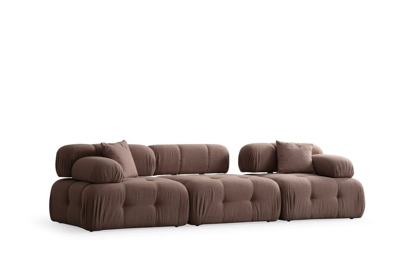 Bengul Boblende Sofa 3-sæders - Cappuccino - Møbler - Sofaer - 3 personers sofa