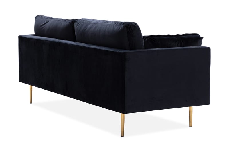 Bloom 3-pers. Sofa - Sort - Møbler - Sofaer - 3 personers sofa