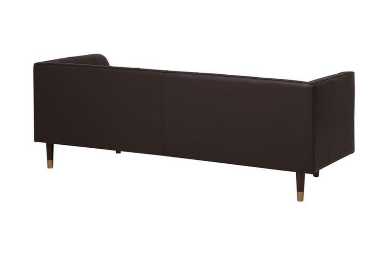 Byske Sofa 3 sæder - Brun - 3 personers sofa