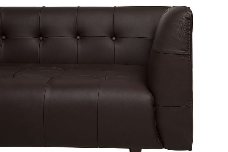 Byske Sofa 3 sæder - Brun - 3 personers sofa