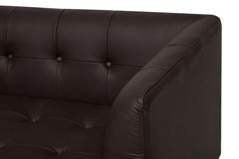 Byske Sofa 3 sæder - Brun - 3 personers sofa