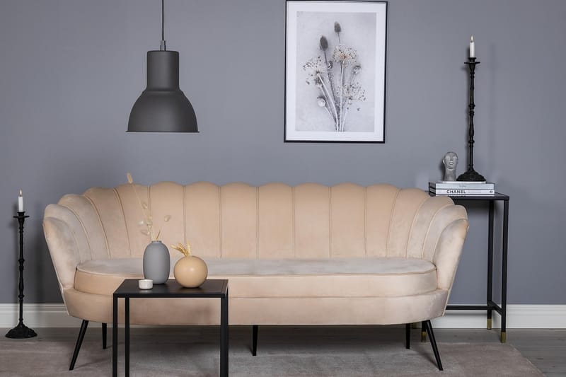 Calais 3-pers Sofa - Beige - Møbler - Sofaer - 3 personers sofa