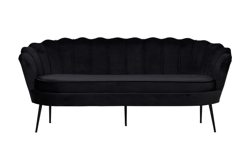 Calais 3-pers Sofa - Sort - Møbler - Sofaer - 3 personers sofa