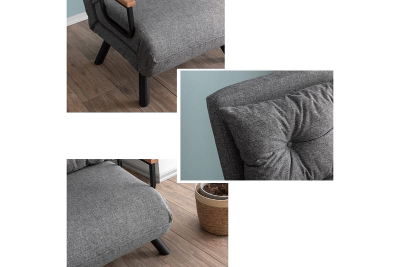 Caseira Sofa - Antracit - Møbler - Sofaer - 3 personers sofa