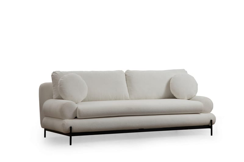 Cassius Sofa 3-personers - Hvid - Møbler - Sofaer - 3 personers sofa